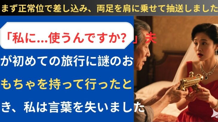 【シニア恋愛】「私に…使うんですか？」夫が初めての旅行に謎のおもちゃを持って行ったとき、私は言葉を失いました 【体験談】