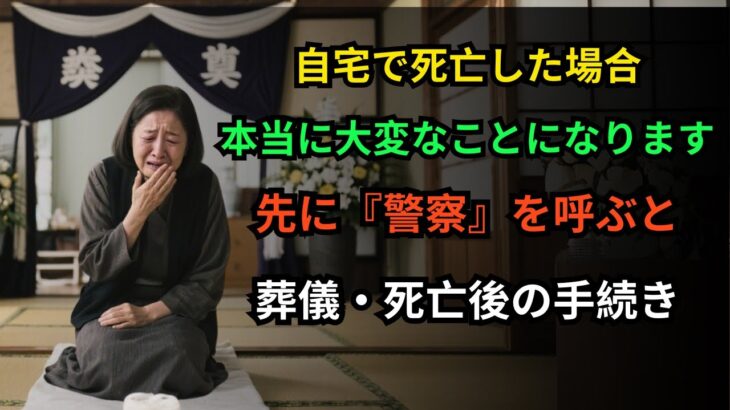 親が自宅で亡くなった時の全手順｜119番から葬儀・相続まで、後悔しないための完全ガイド【60歳以上必見】