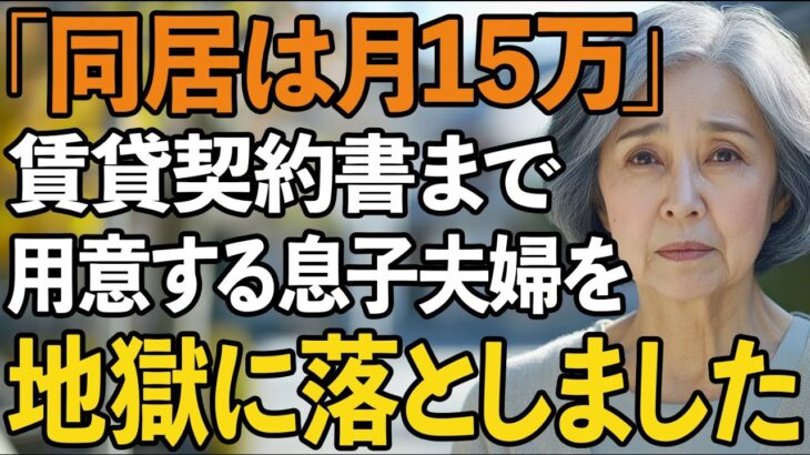 「同居するなら家賃月15万」息子夫婦に賃貸契約書まで用意された私。しかし翌日、逆に息子夫婦を追い出してやりました。だって私は…【60代以上の方へ/シニアライフ】