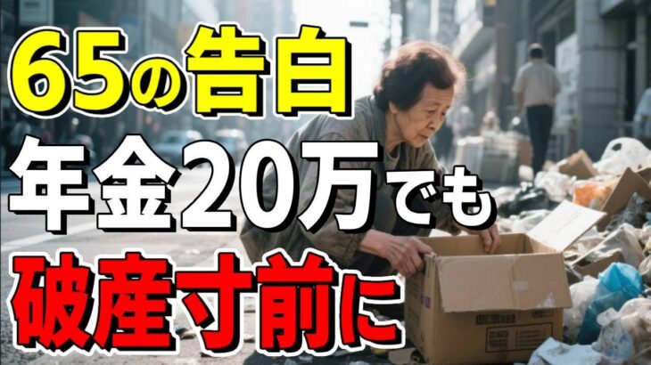 【老後破産】毎月年金20万円、娘からの仕送りも…  65歳女性が涙ながらに語った“人生最大の過ち”