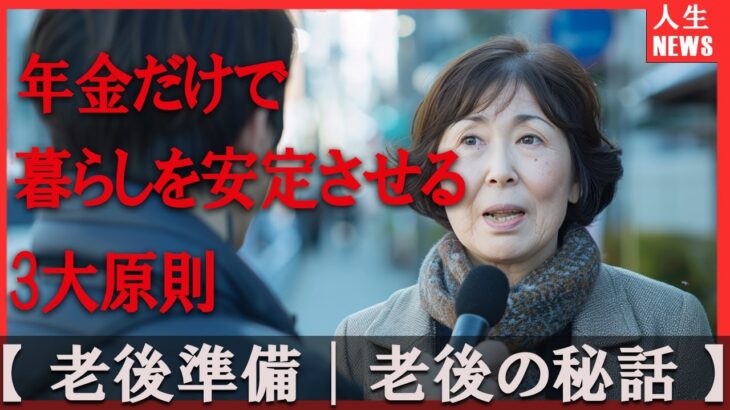 【定年前の必見】持ち家か賃貸か？誰も教えてくれない3つの原則とムダ削減のコツ｜年金だけで安心老後！