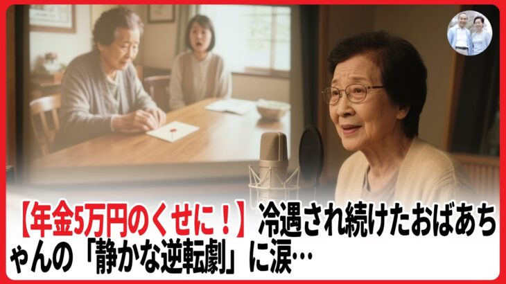 【高齢者向け感動話】【年金5万円のくせに！】冷遇され続けたおばあちゃんの「静かな逆転劇」に涙…【感動実話】