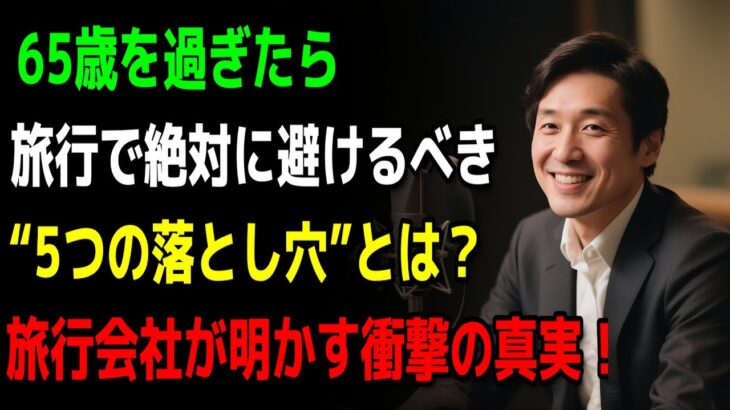 【衝撃警告】シニアの海外旅行に潜む“5つの危険”とは？出発前に必ず知っておくべき情報｜高齢者のための安全な旅｜オーディオブック｜老後の知恵｜人生の知恵