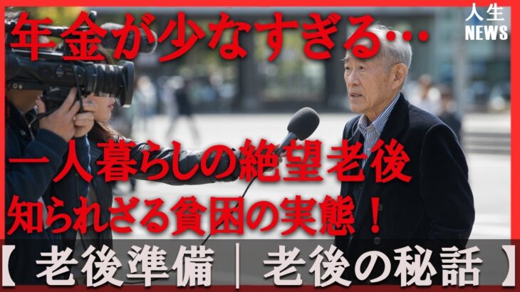 【50代 老後準備】年金が少なすぎる…一人暮らし高齢者の絶望と貧困の実態とは？