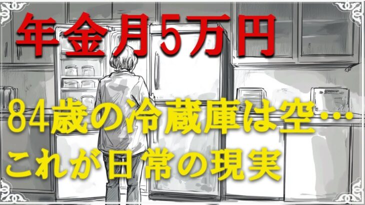 「年金5万円”の地獄の日常」今日は何も食べない日……涙が止まらない84歳の現実