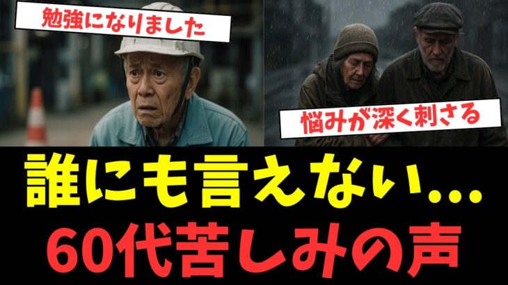 【共感爆発】年金も仕事も親も子も…60代の“板挟み地獄”がヤバすぎた！