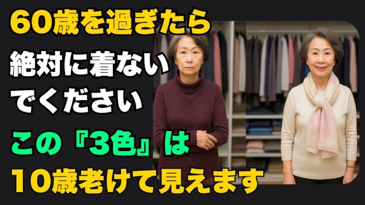 60歳以降に避けるべき3つの色 | 10歳若く見えるファッションの秘訣 | シニアの魅力 | 輝く服の色 | 健康な老後 | 癒しのオーディオブック | 人生の美