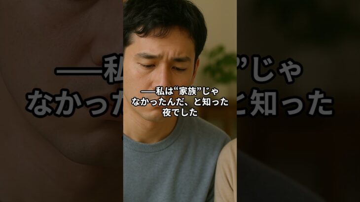 「年金もないのに、ここに住むの？」その一言に、私が“本当の自分”を見せた夜【60代以上の方へ/シニア】【Short Ver.】