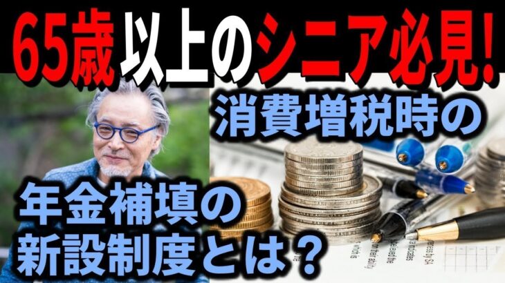 老後年金 65歳以上シニア必見！消費増税時の 年金補填の新設制度とは？