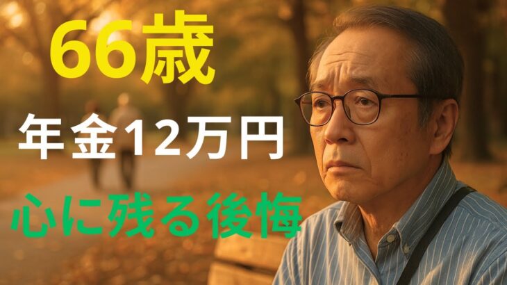 【66歳一人暮らし】年金月12万円…「なぜ彼は後悔しているのか？」【老後の生活・シニア】