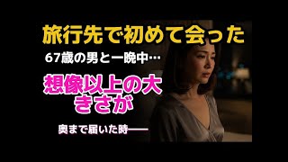 【シニア恋愛】旅行先で出会った67歳の男と一夜を共に…まさかの展開に息を呑んだ！