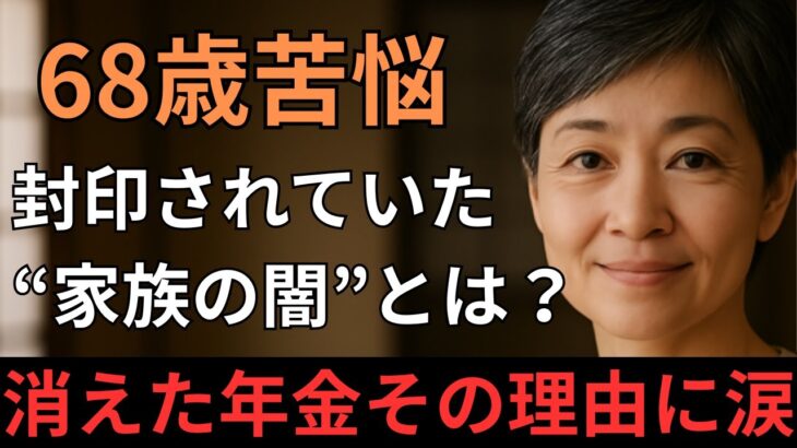 【老後の苦悩】「68歳、 年金を奪われた義母の悲痛な告白…黙っていた理由に涙」「昭和の価値観が壊れた日―義母と嫁が涙した真実とは」