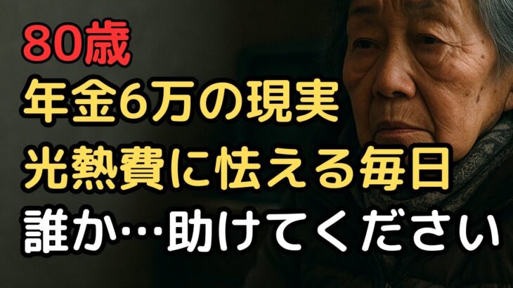年金月6万円、光熱費に追われる80歳女性の現実