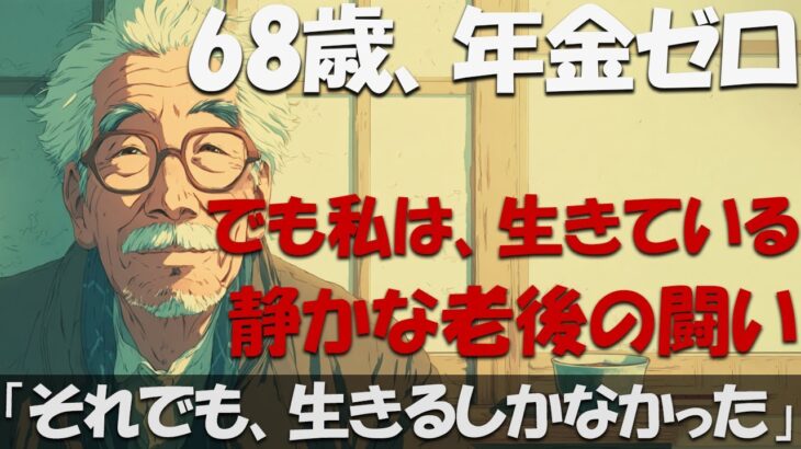 年金ゼロ、頼れる人も金もない──68歳男性の“絶望の老後”と79万人の衝撃の現実とは？【老後対策/お金/節約】