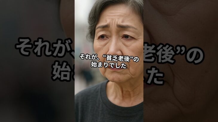 68歳女性、年金ゼロで貧乏老後を迎えた末路『年金未納者79万人の現実』それでも生きていくしかなかった…。【Short Ver.】