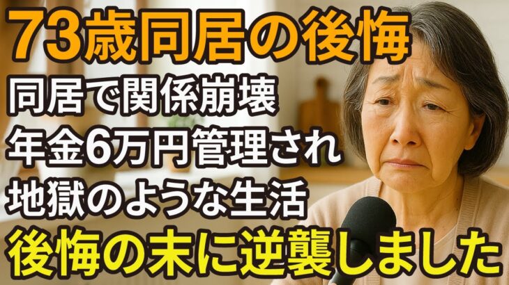 73歳同居の後悔。年金6万円で管理される日々。10年の同居がもたらしたのは「家族の絆」ではなく「静かな崩壊」、後悔のすえに逆襲しました【60代以上の方へ/シニア】
