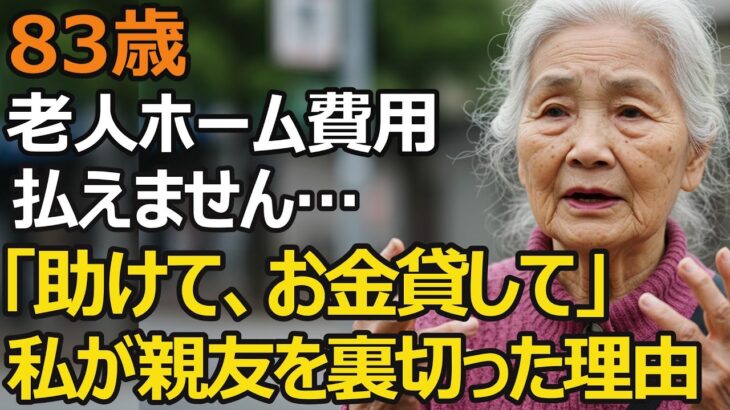 83歳女性、年金15万円で月19万円の施設費…「老人ホーム代払えません」私が親友を裏切った理由【老後破綻】