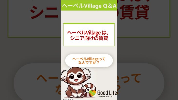 ヘーベルVillageの入居条件を聞いてみた！① #賃貸 #老後