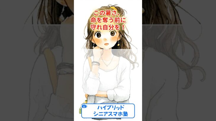 その暑さ、命を奪う前に、守れ自分を ！熱中症 対策　#shorts　#熱中症
