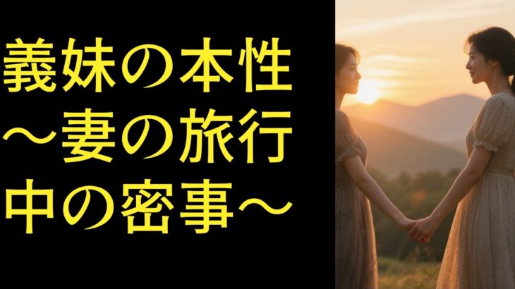 【シニア恋愛】義妹の本性　～妻の旅行中の密事～【恋愛小説】