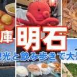 【兵庫明石】シニアが行くプチ観光と飲み歩き☆明石の魚の棚がいま楽しい！安くて新鮮な魚介類やおいしい飲食店が勢揃い。商店街で飲み歩きと明石のプチ観光をしてきました。
