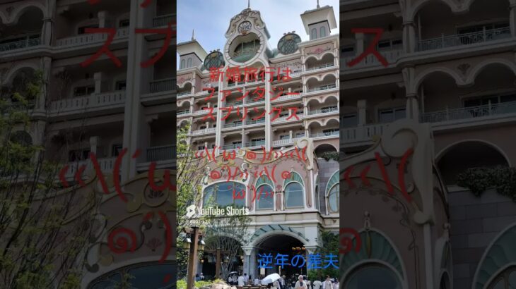 新婚旅行ファンタジースプリングス#シニア #シニアライフ #年の差 #逆年の差カップル #逆年の差夫婦 #逆年の差 #ディズニー #ディズニーシー