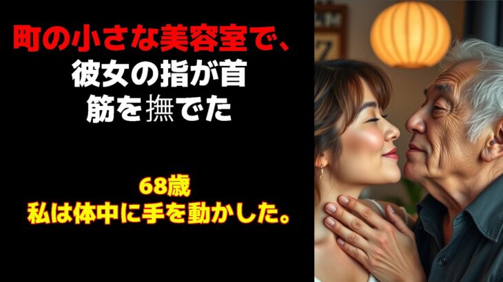 【シニア恋愛】 町の小さな美容室で、彼女の指が首筋を撫でた