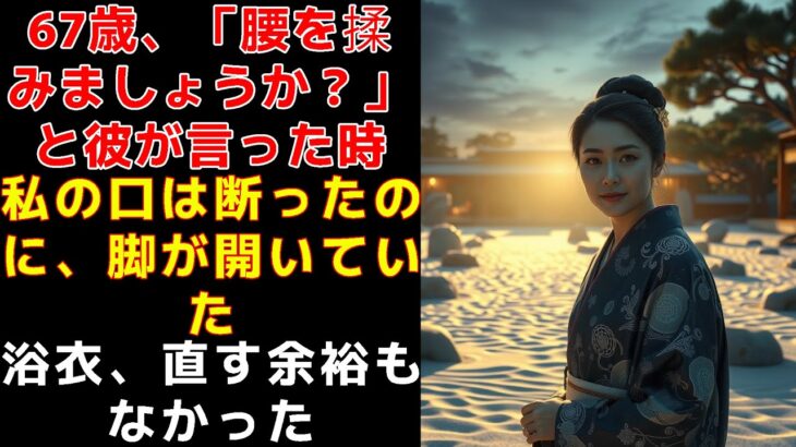【シニア恋愛】 「温泉旅行先で、見知らぬ男性と過ごした一夜」 そこで知ったのは、私が忘れていた15年前の記憶