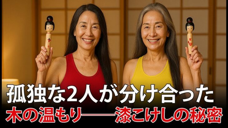 【シニア恋愛】孤独な2人が分け合った木の温もり──誰も知らない漆こけしの秘密
