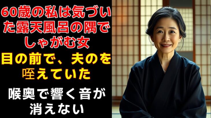 【シニア恋愛】「夫の会社の慰安旅行で、私が目撃した“衝撃の瞬間”」 それが引き金となり、私たちの40年間の