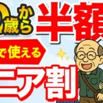 【50代以上必見！】シニア割で半額で旅行できる！新幹線、飛行機、ホテルもお得に活用できます！？【お得】【激安】