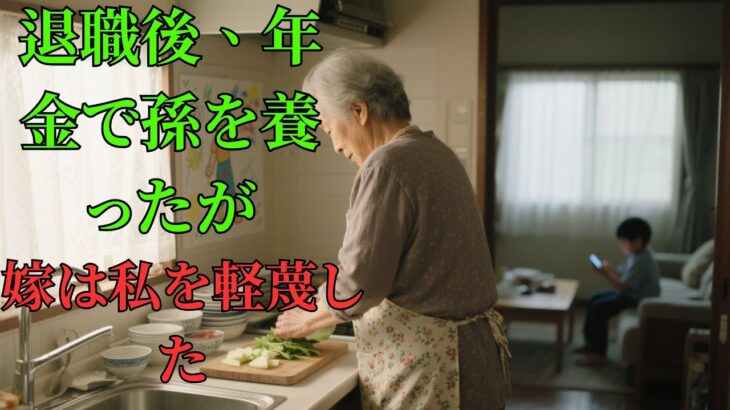 退職後、年金で孫を養ったが、嫁は私を軽蔑した#60歳代 歳代 歳代 歳代 歳代 歳代 #お年寄り #爱