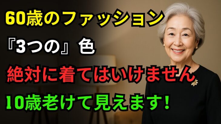 60歳以降はこの3色だけは絶対に着ないでください｜同年代より10歳若く見える最高のスタイルガイド｜シニアファッション｜高齢者のスタイル｜中年ファッション｜オーディオブック