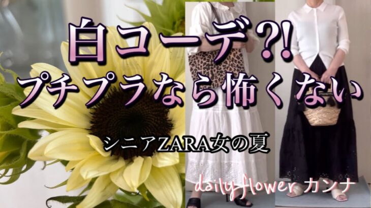 【60代70代ファッション】09 平凡になりがちなシニアファッション。白は汚れが気になると敬遠しがちですが、プチプラなら試せます。