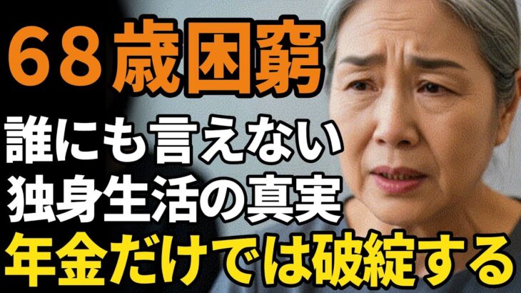 68歳独身女性、誰にも頼れなかった『年金12万円の現実』老後の暮らしが壊れた訳…。【60代以上の方へ/シニア】