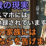 68歳の姑が嫁のスマホに“豚”と登録されてる…家も家族も捨てて人生をやり直した話【60代以上の方へ/老後の生活/シニア/朗読】