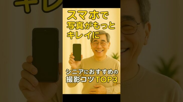 スマホで写真をキレイに撮るコツTOP3 #スマホ撮影のコツ # シニア写真術 #キレイに撮ろう