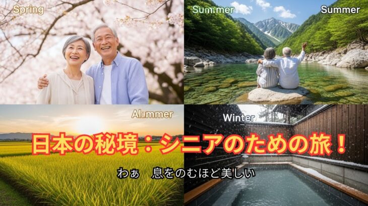 「え？これ日本？！」シニア世代が感動する、隠れた四季の絶景を大公開！    #日本の四季 #シニア旅行 #絶景スポット