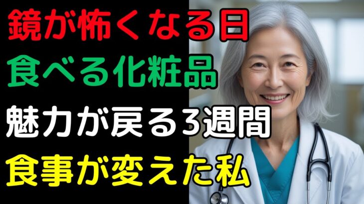 【シニア女性必見】肌が“光るようになった”食事の秘密…化粧品では届かない場所