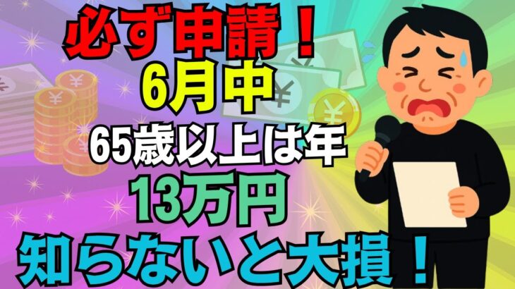 【必ず申請して】年金に給付金13万円上乗せ！知っている人だけが得する制度とは？【年金生活者支援給付金】