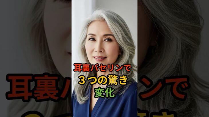 バセリンを耳の後ろに塗ると起こる驚きの変化3つ