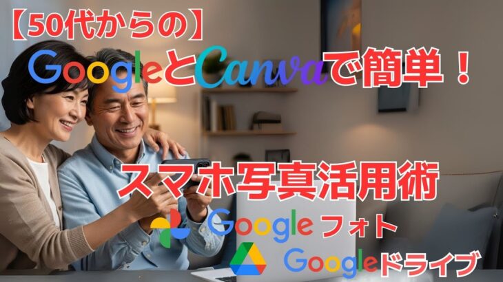 【50代からの】GoogleとCanvaで簡単！スマホ写真活用術