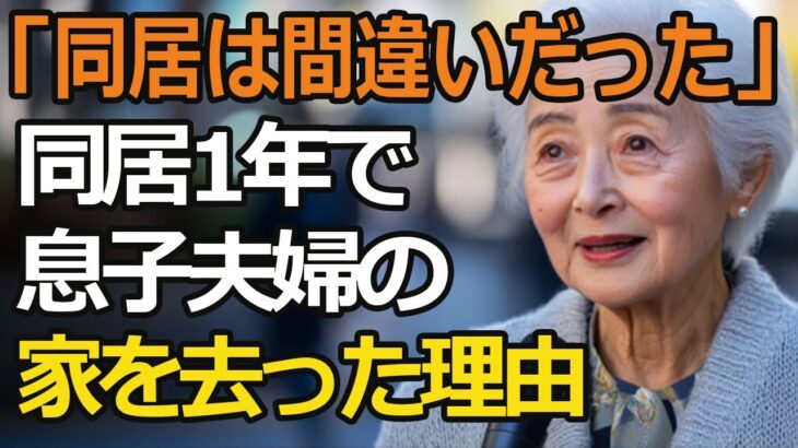 「同居は間違いだった」年金月5万円の高齢母が同居1年で息子夫婦の家を出た本当の理由とは…【60代以上の方へ/シニア】