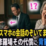 本妻の言葉「ずっとスマホの会話のぞいてましたよ」60過ぎてまさかの不倫の修羅場とその代償 背筋が凍りましたそして…#シニア#朗読#健康#人生
