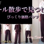 【60代70代ファッション】14 夏のウォーキングは暑くて大変、なのでショッピングモールで済ませます。そんなZARA女が見つけたパンツの紹介。