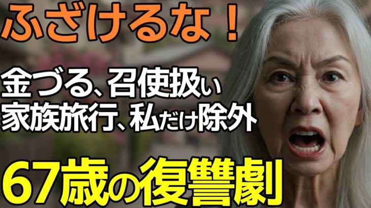 【シニアライフ】息子夫婦の海外旅行に私だけ除外された67歳、高峰千鶴の逆転劇【シニアの本音】