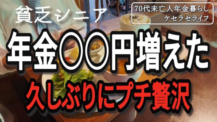 【貧乏シニア】6月から年金が○○円増えました。久しぶりに遠出しました。【70代未亡人年金暮らし】