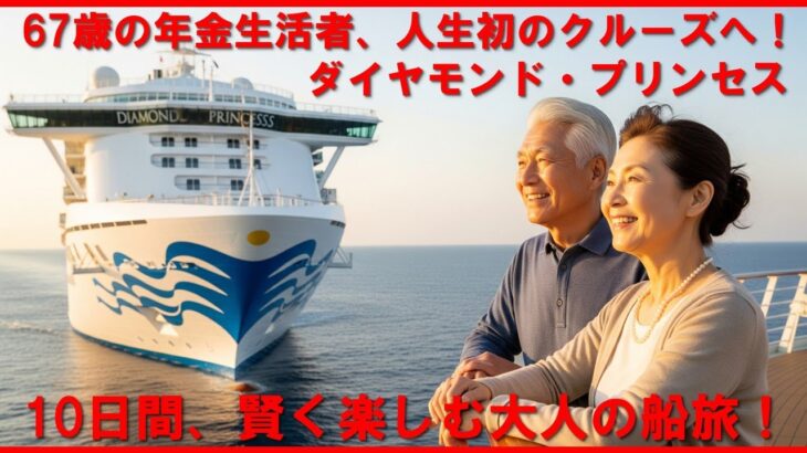 【タイトル】第４０回「67歳、人生初のクルーズへ。ダイヤモンド・プリンセス10日間、賢く楽しむ大人の船旅。」【毎月１～２回不定期】【のんびりシニアYouTuberこうちゃん】
