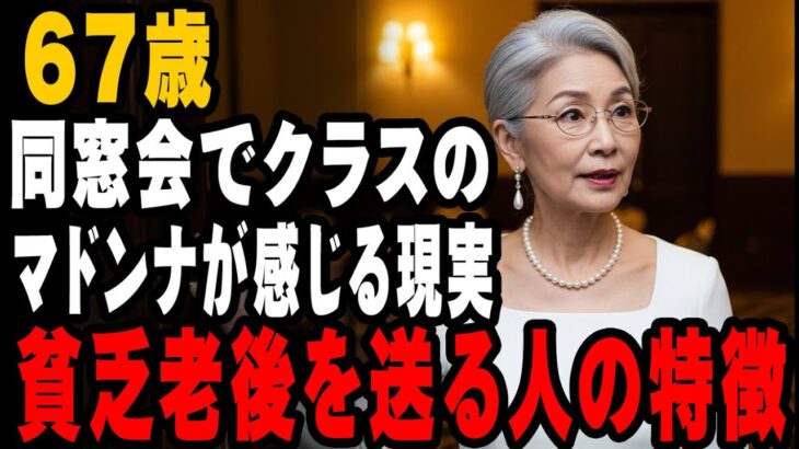 67歳、年金8万円。団地暮らしのクラスのマドンナが見た同窓会の光景。老後の差は「運」じゃなく「選択」だった。