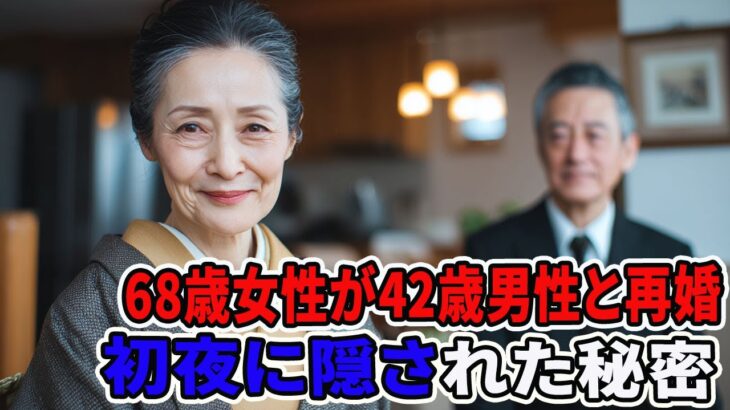 【シニアの本音】「シニア再婚のリアル──68歳女性と42歳男性の初夜に起きたこと」 #老後の暮らし #シニアライフ #人間関係 #恋愛 #人生経験 #終活 #年金生活